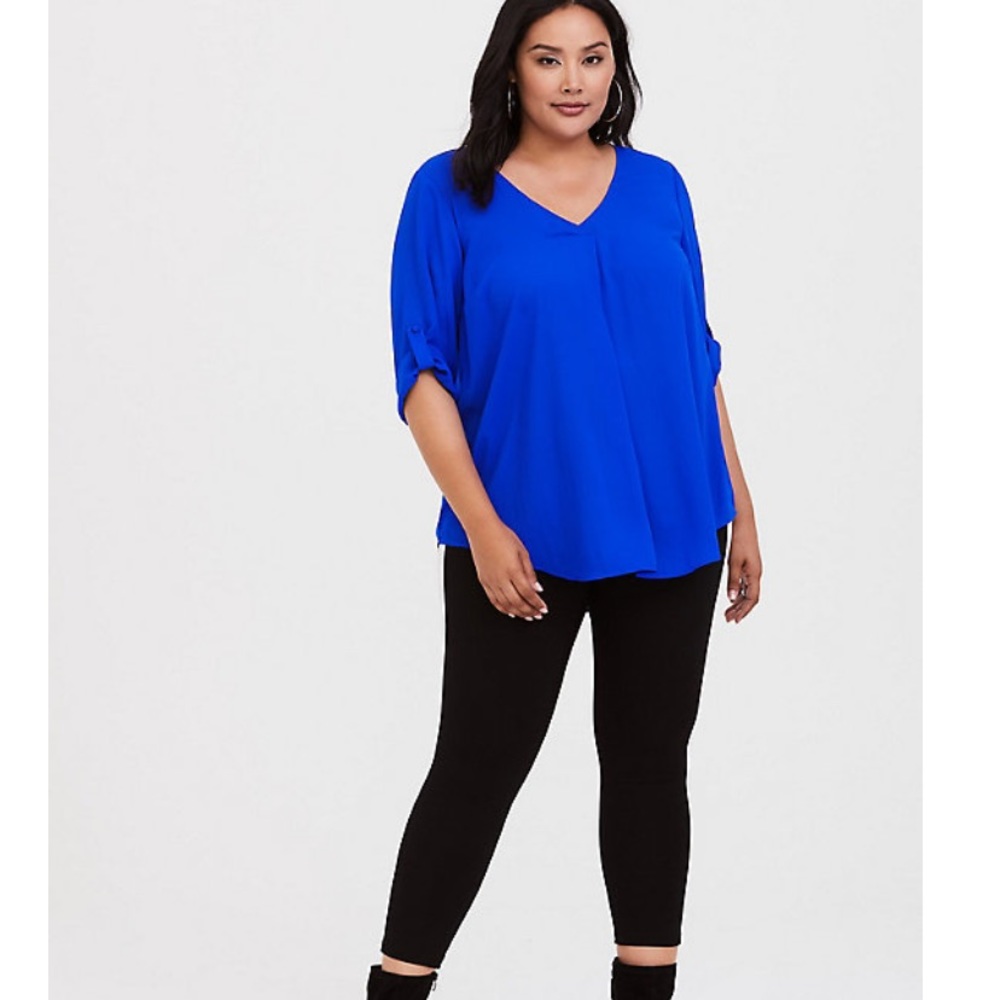 Beautiful royal blue blouse